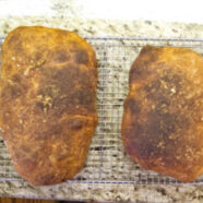 Results – handled loaf on left, gentle on right