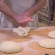 A lesson on shaping the semolina loaves