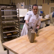 Frank shows us the right way to unload a hot loaf pan