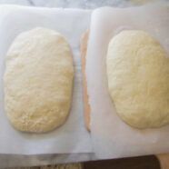 Shaped loaves – I was much more careful this time and used a lot of flour to handle them with