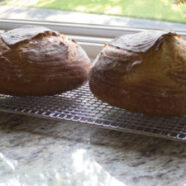left: Dutch oven; right: Regular oven with steam