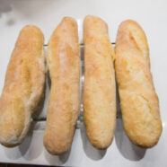 Test baguettes, used for bruschetta.