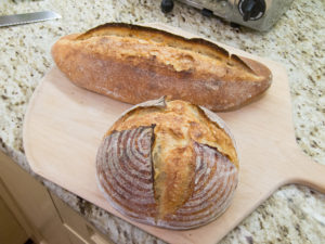 A nice pair of loaves. Too bad about those baguettes.